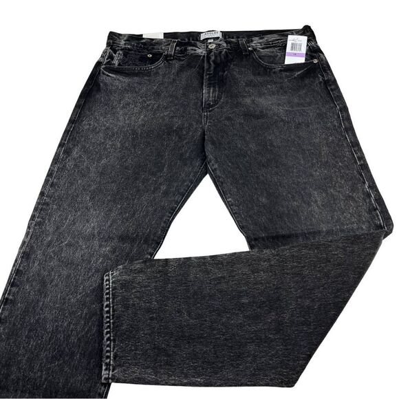 New Agolde Men US 38 Black Jeans Tapered Slim Fit Denim Washed Casual Cotton - Picture 5 of 14